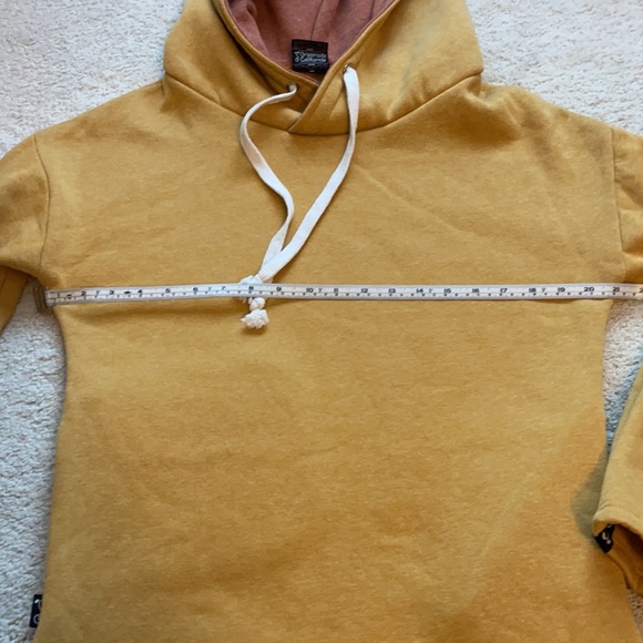 GRASSROOTS CALIFORNIA hoodie hooded sweatshirt w/ pockets, Heather gold, small - Picture 13 of 13